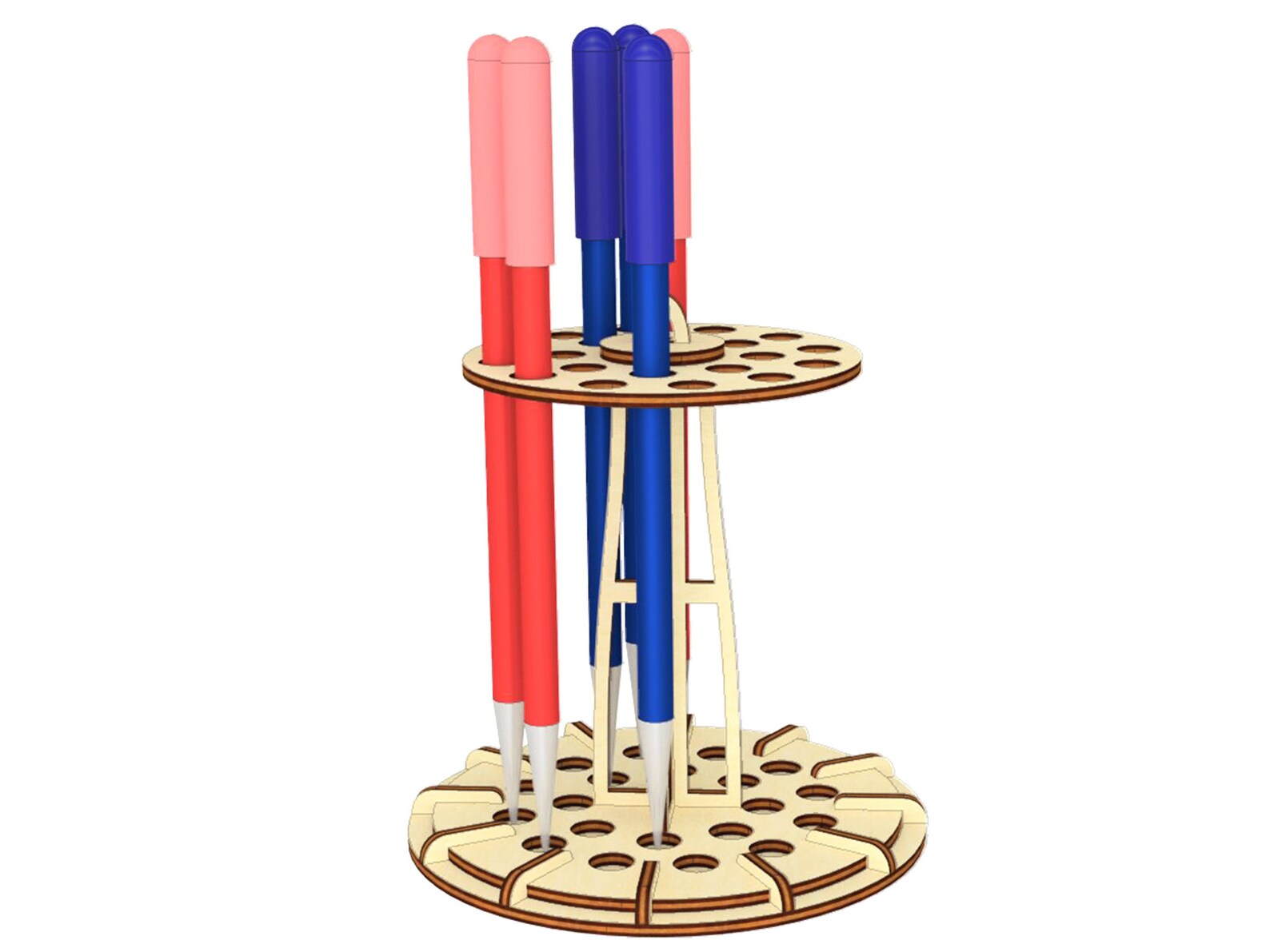 Pencil Holder Digital File for Laser Cutting Etsy