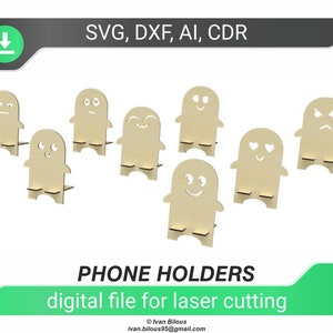 laser cut phone stand dxf phone holder dxf files for laser files stand for phone dxf template stand model laser cutting, dxf phone stand svg