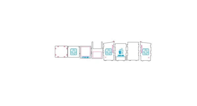 Download Laser cut box svg file glowforge box template mechanical ...