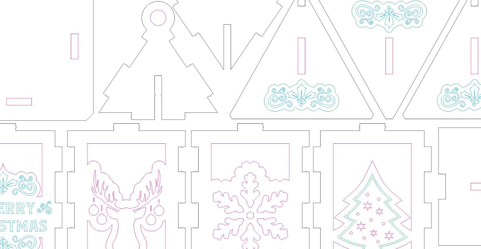 Lantern Laser Cut Files Glowforge SVG Christmas Ornament - Etsy Finland