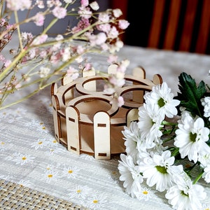 Laser cut design of Easter Egg Holder