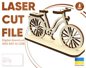 bicycle svg glowforge files for laser cut ride dxf pattern for cnc plan bicycle cut file bike svg cycle laser file , cnc template glowforge