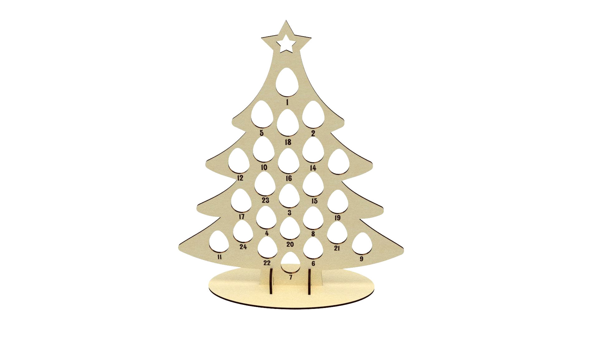 Laser Cut Christmas Tree Dxf Files for Laser Christmas Dxf Etsy UK