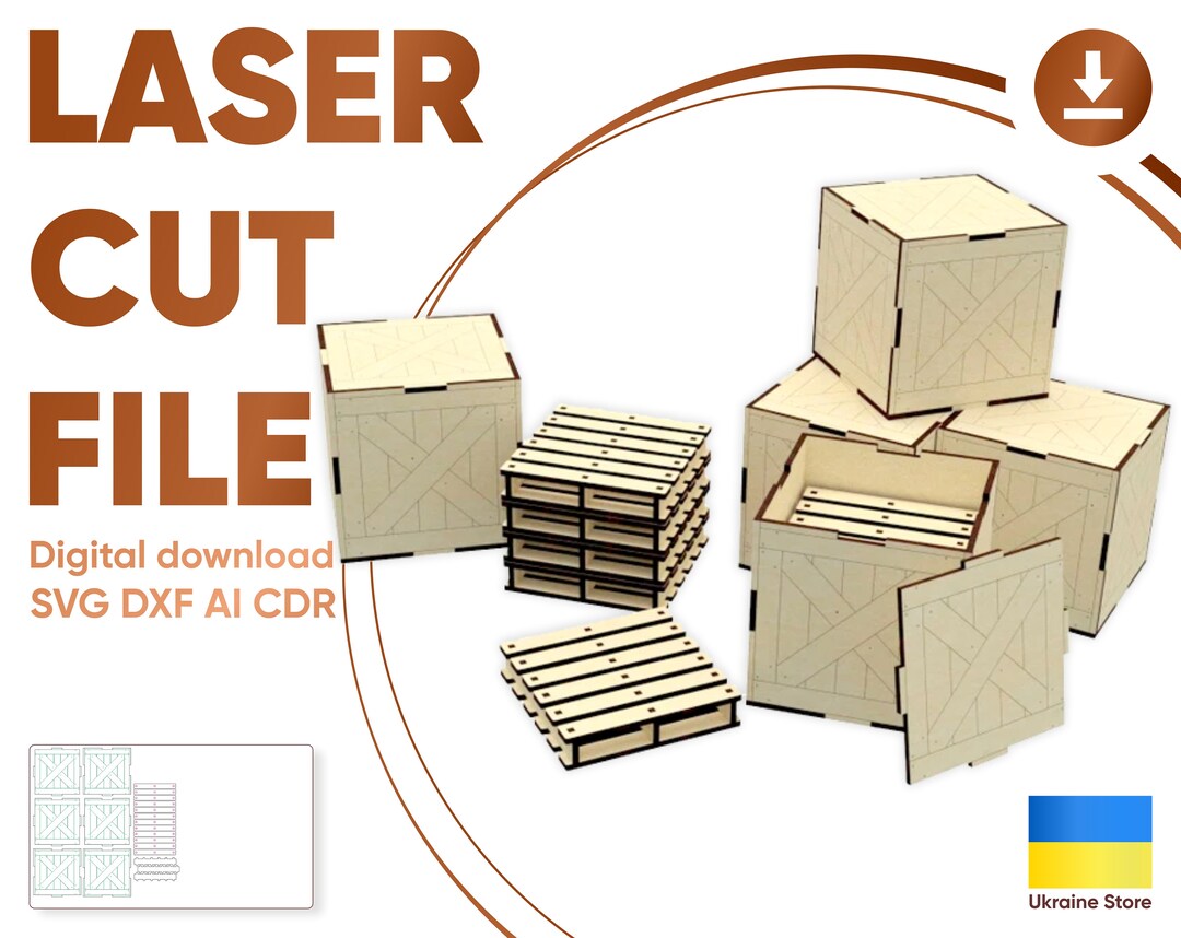 Pallet Cup Stand - Laser Cut File, SVG Digital Plan - Etsy