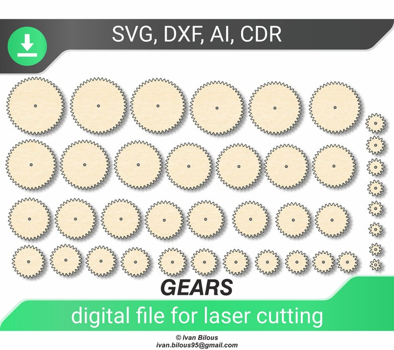 laser cut gears cnc plan laser template gears dxf files for laser pattern dxf template cnc files