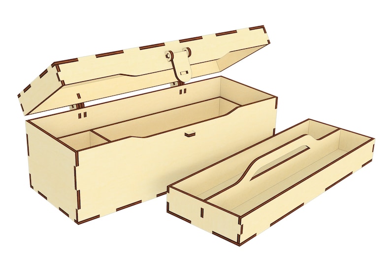 Toolbox Laser Cut Files Pattern Etsy