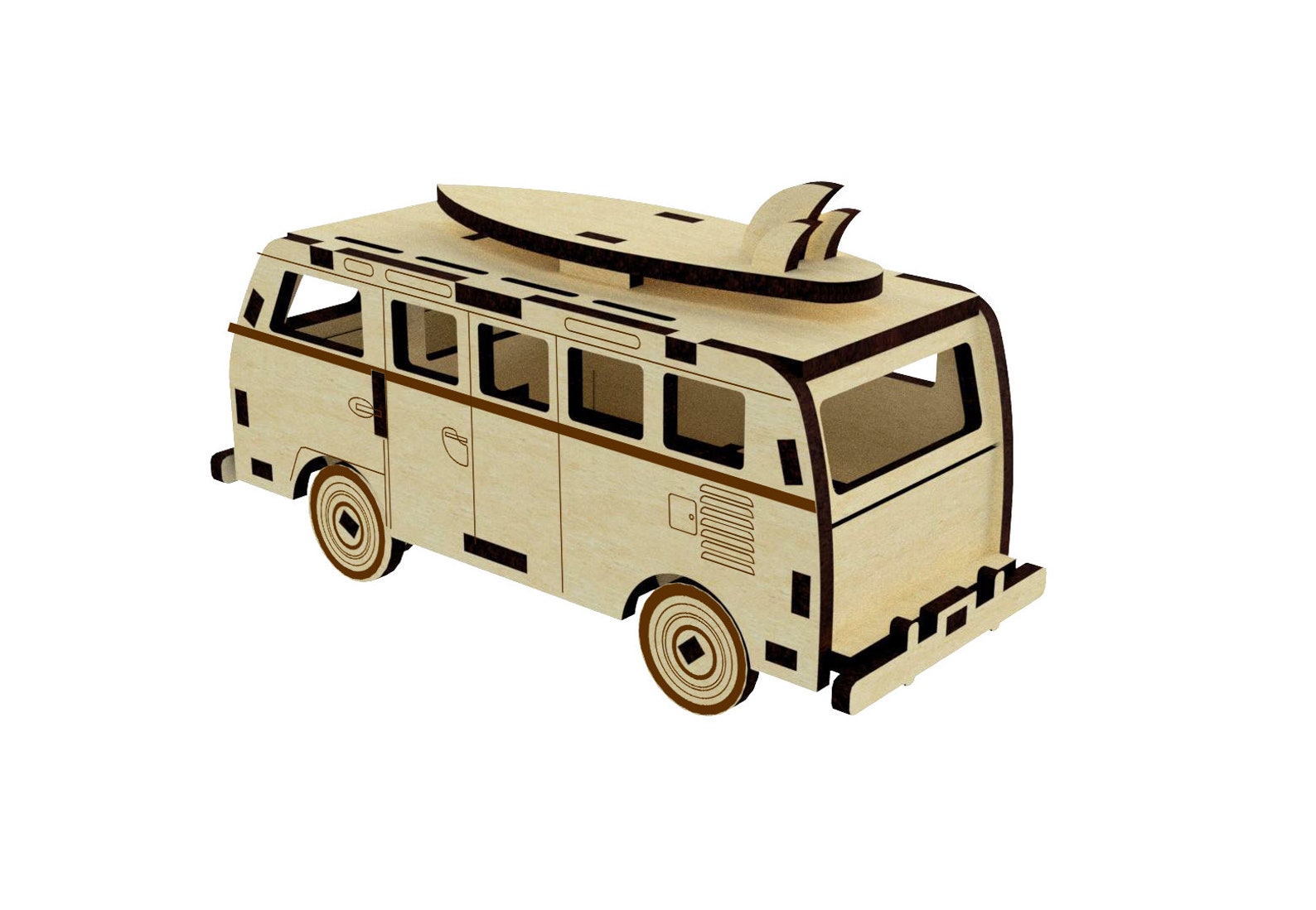 Laser cut model dxf files for laser template car model for Etsy