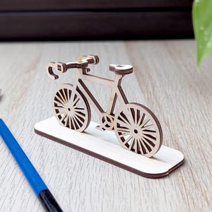 Miniature plywood bicycle for CNC machines