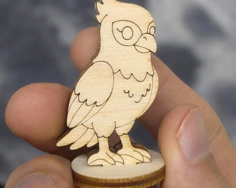 Laser Cut Bird, SVG Vector Template Tabletop Aninals Miniature (Digital Pattern)