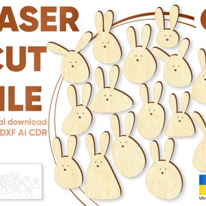 file tagliati al laser coniglietti pasquali file dxf per coniglietto pasquale laser svg compensato lepri lepri pasquali cnc pasquali conigli conigli,coniglio laser