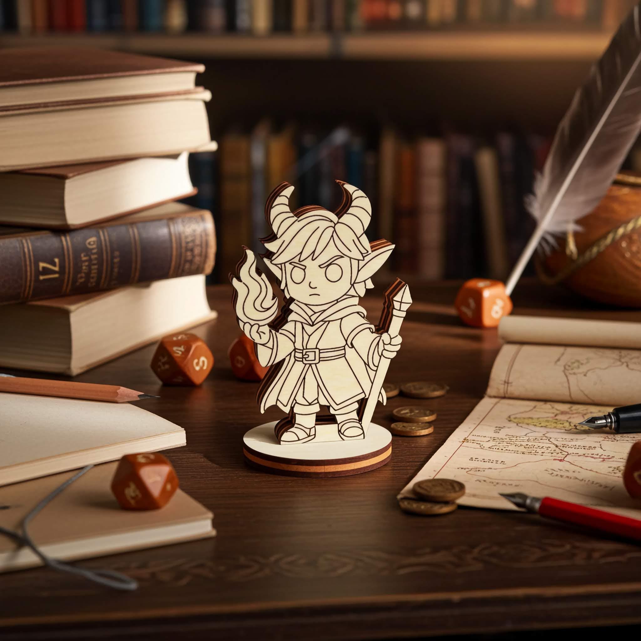 Fantasy RPG Tabletop Miniatures Bundle, Laser Cut Digital File - Etsy