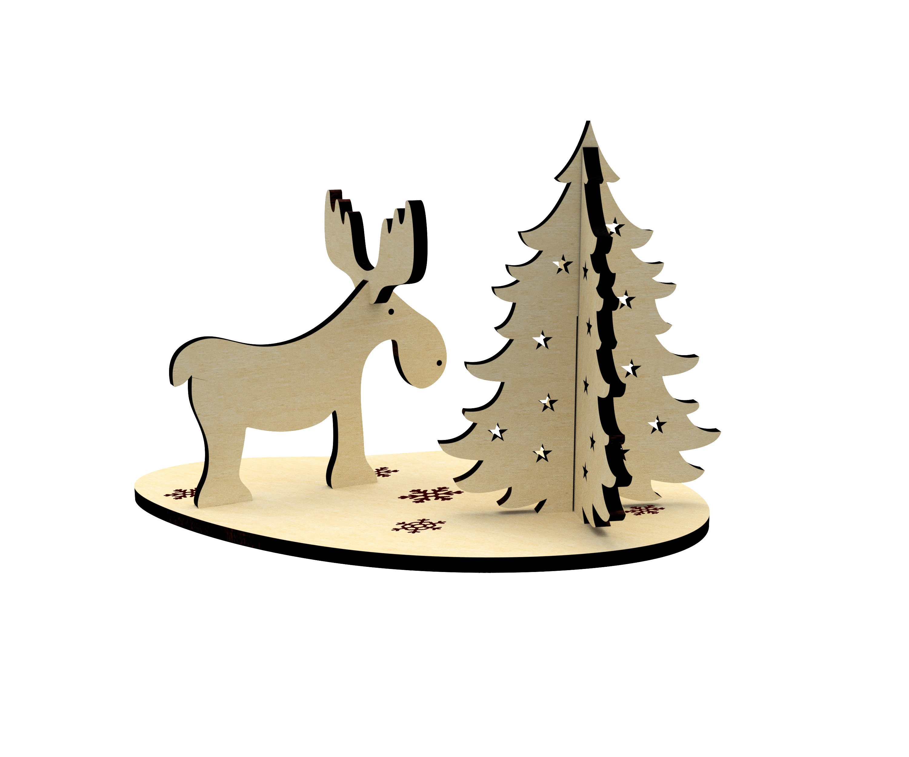 Laser geschnitten Dateien Weihnachten Dxf-Dateien für Laser | Etsy