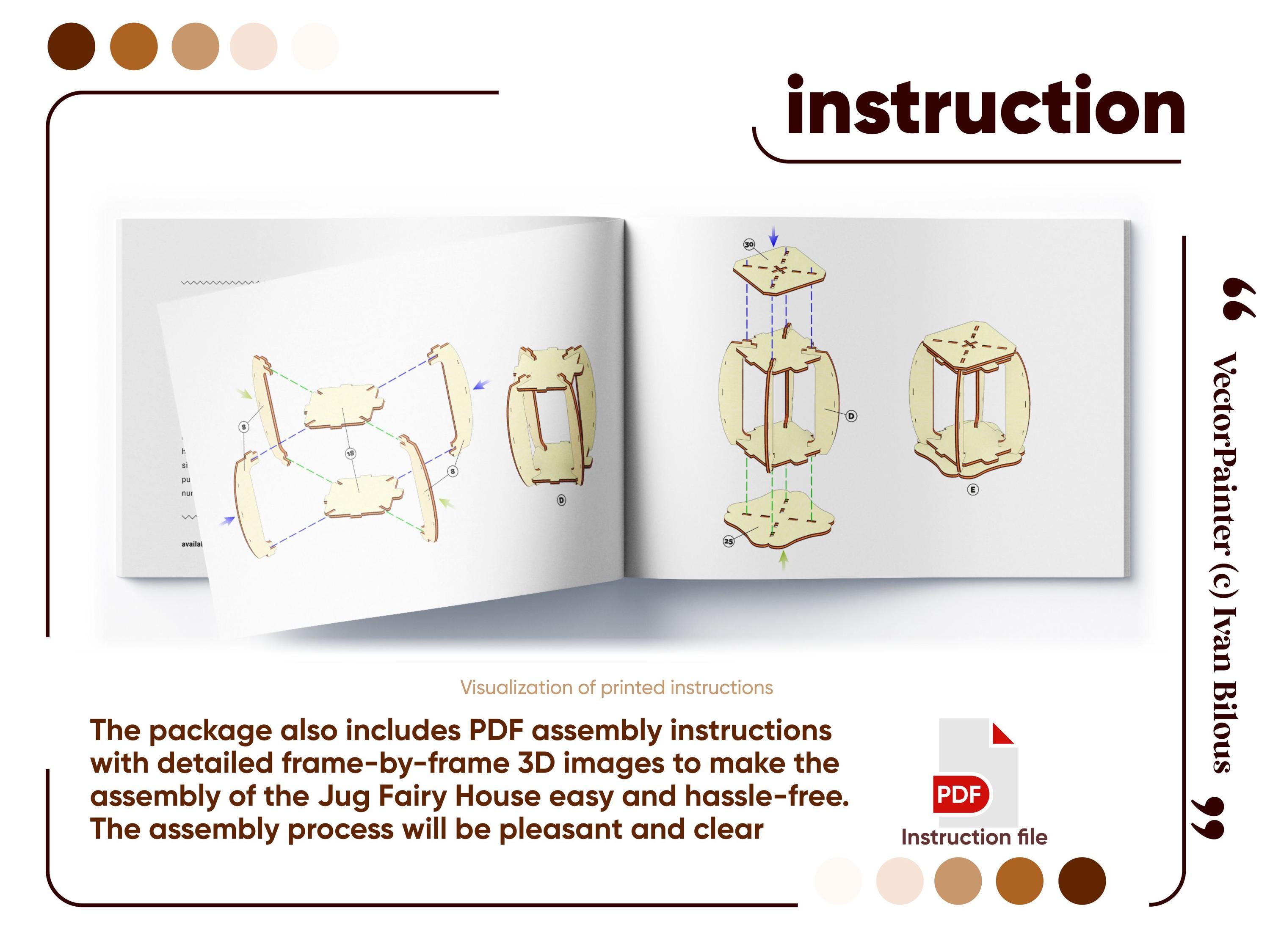 Fairy House Shadow Box - Laser Cut File With Assembly Instructions ...