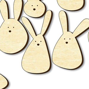 Laser Cut Files Easter Bunnies Dxf Files for Laser Bunny Easter Svg ...