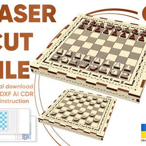 chess laser cut files glowforge svg check and checkers svg cut files for laser pattern digital file chess dxf checkers chess figures,svg dxf