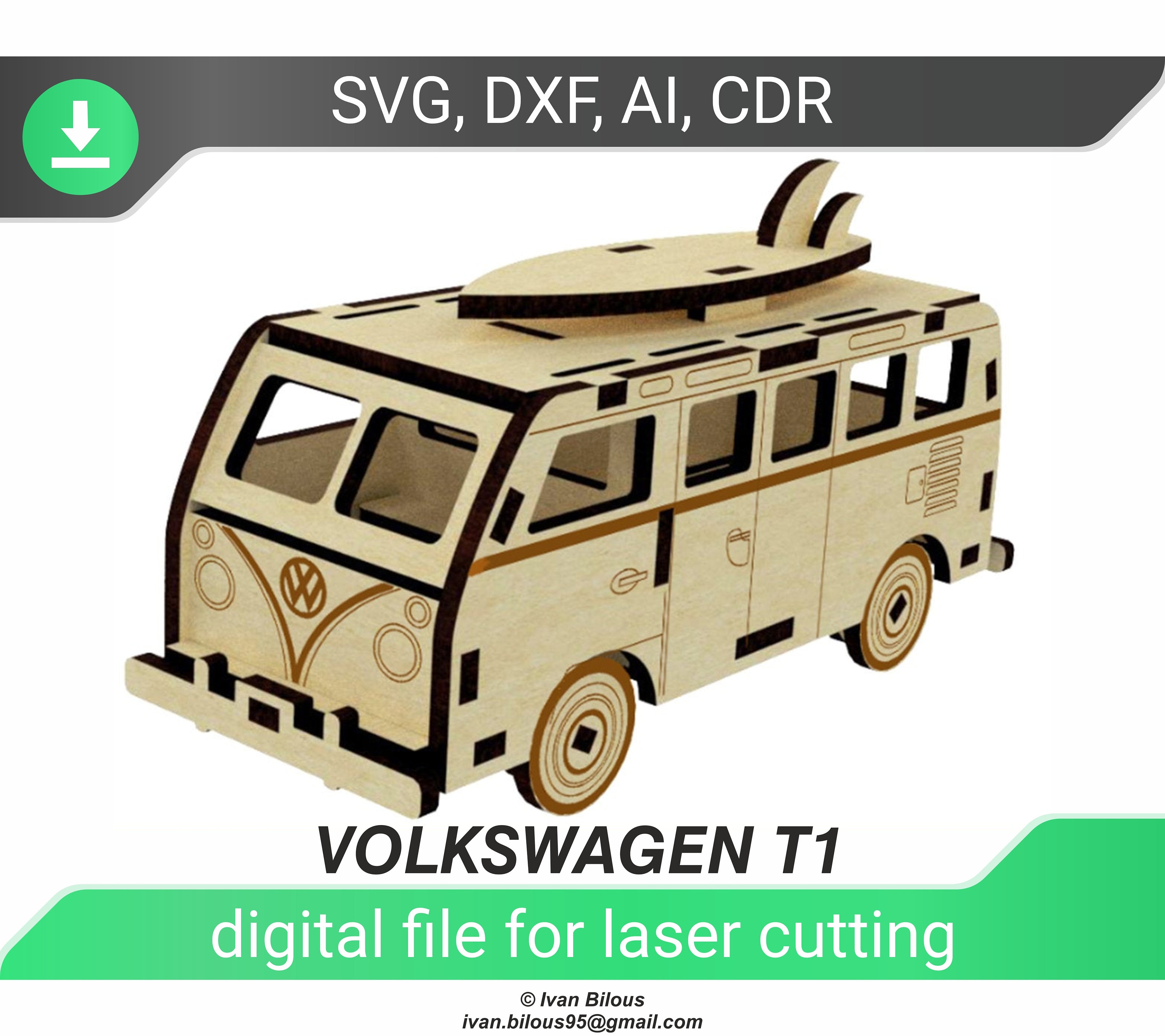 Laser Cut Model Dxf Files for Laser Template Car Model for Etsy Australia