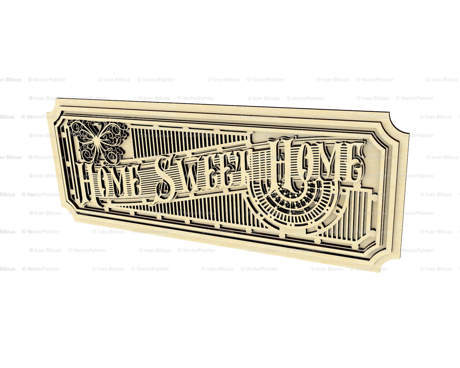 Laser Cut Home Sweet Home Dxf File for Laser Invitation Svg Files for ...