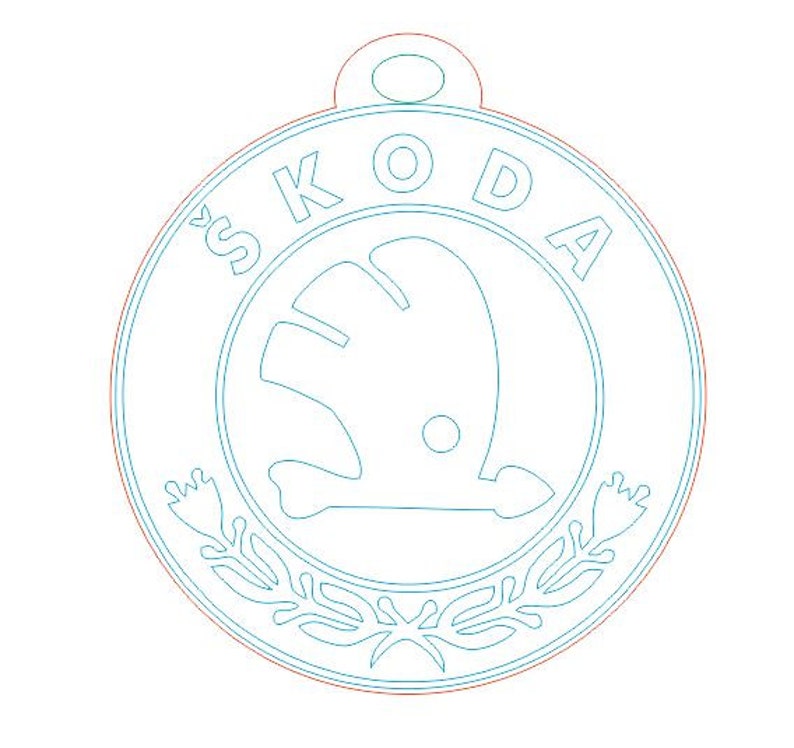Download Laser cut keychain svg glowforge file dxf key template ...