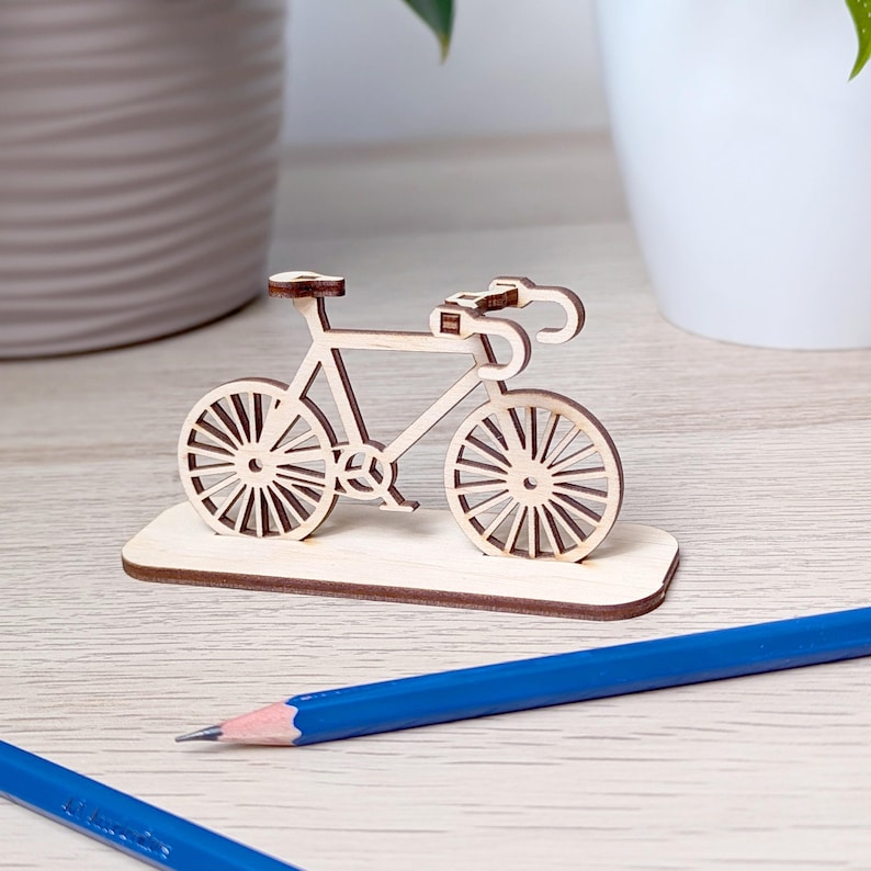 Wooden bicycle laser cut design file