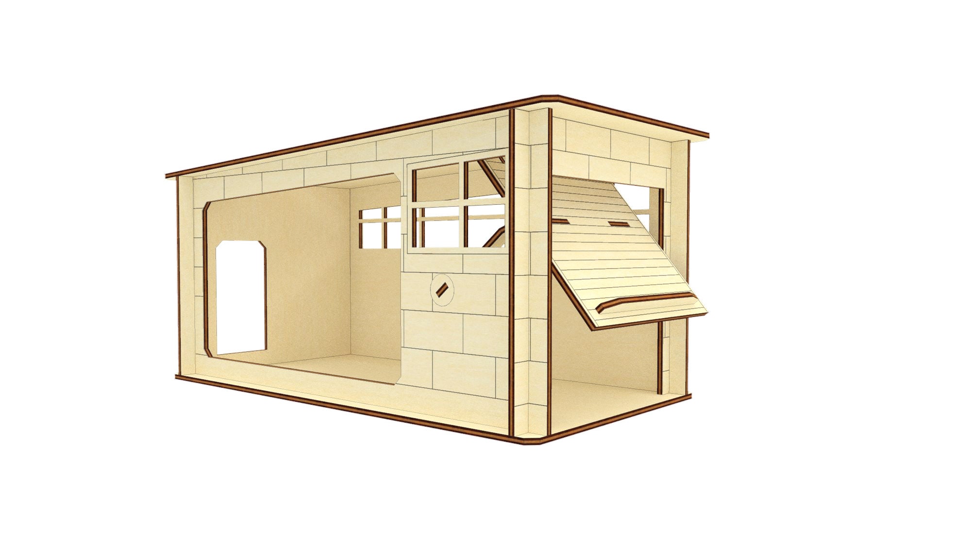 Garage Laser Cutting File Digital Pattern Etsy Australia