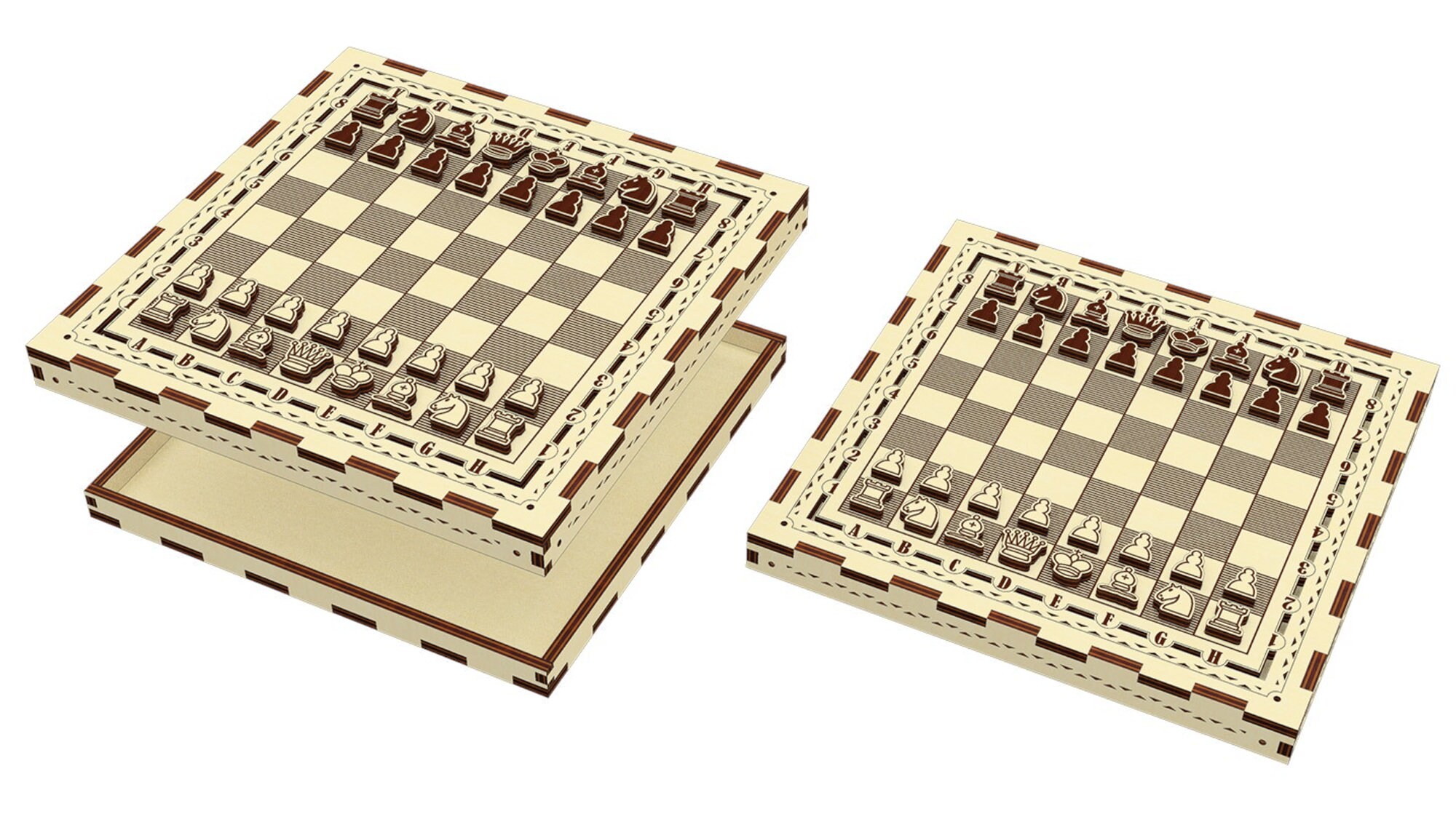 Checkers Game Complete - Jogo de Damas | 3D model