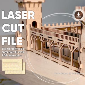 Puente del Castillo - Archivos para corte láser, plantilla SVG para máquinas de corte