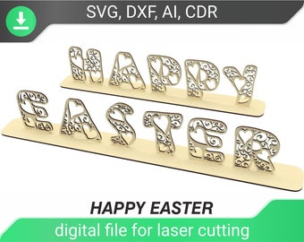 laser easter egg dxf files for laser cut files dxf plan plywood laser template easter svg glowforge files cnc, laser cutting easter model ai