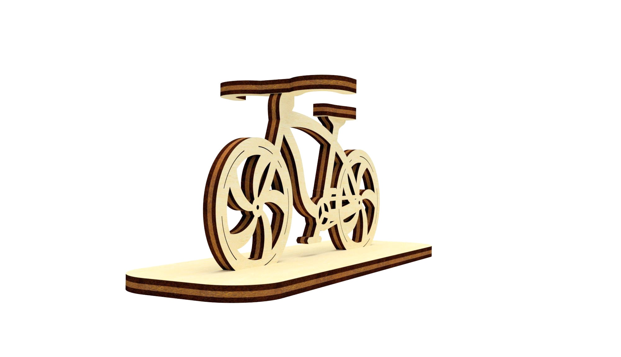 Bike svg glowforge file cnc plan bicycle laser cut files | Etsy