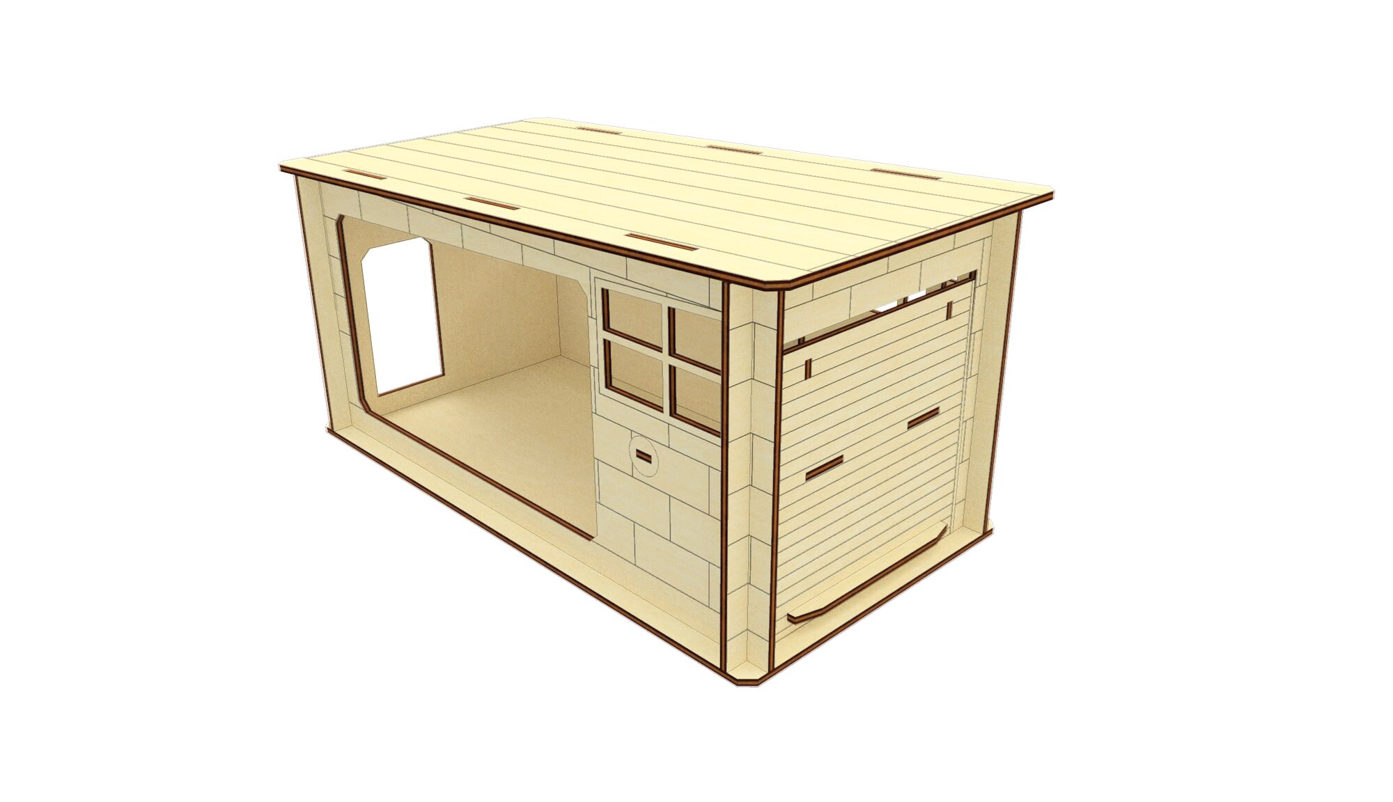 Garage Laser Cutting File Digital Pattern Etsy Australia