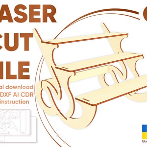 Stand - SVG Laser File for Cutting Machines, Digital vector plan