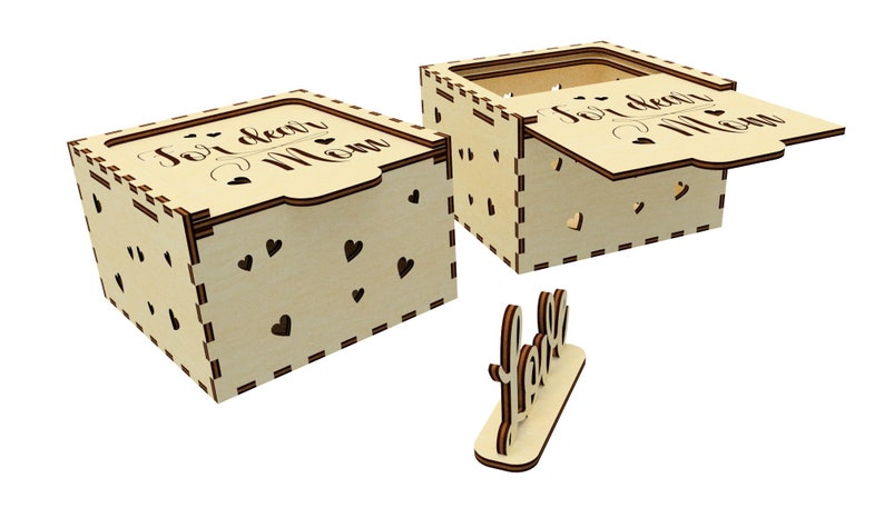 Download Gift box laser cut glowforge svg cut files greeting box ...
