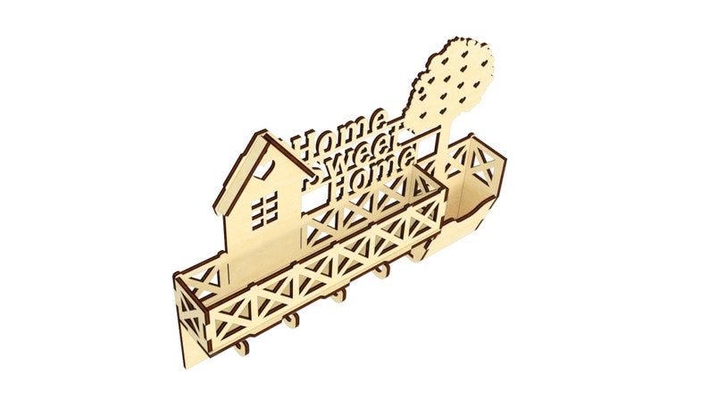 Download Keyholder laser files glowforge svg key holder dxf key ...