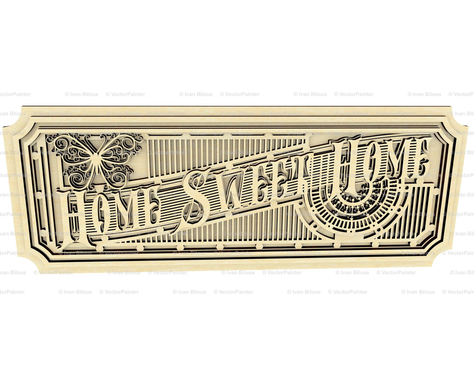 Laser Cut Home Sweet Home Dxf File for Laser Invitation Svg Files for ...