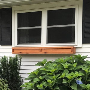 Wood Window Box | Cedar Planter for Flowers