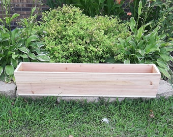 Window Box | Window Box Planter | Window Flower Box | Window Planter Box | Cedar Flower Box | Ledge Planter | Planter Box | Ledge Planter