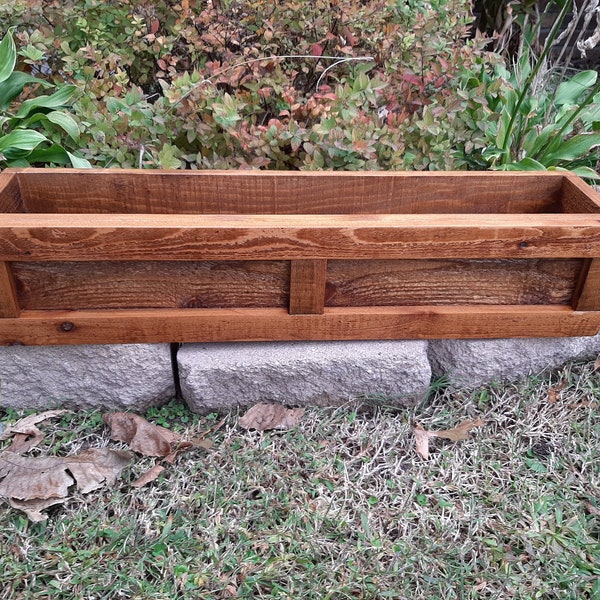 Cedar Window Boxes Etsy