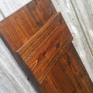 Wood Shutters 2 Exterior Rustic Cedar Shutters - Board and Batten Style - Up to 70"L x 10"W - Wood Shutters Exterior