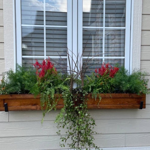 Window Box Planter Window Planter Wood Flower Box Ledge Planter