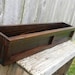 Rustic Cedar Wood Window Box – Handmade Flower Garden Planter, Charming ...