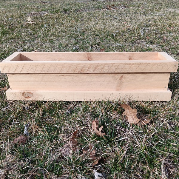 Cedar Window Box Highland Planter Flower Cedar Flower Box Ledge Planter