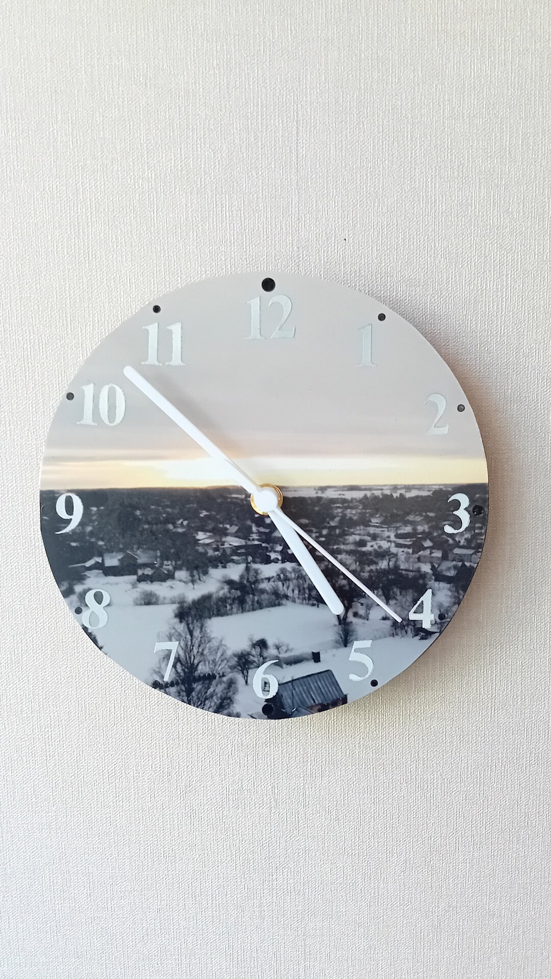 Unique Clock Wall Decor Wooden Art Handmade Home Artisan Craft Etsy