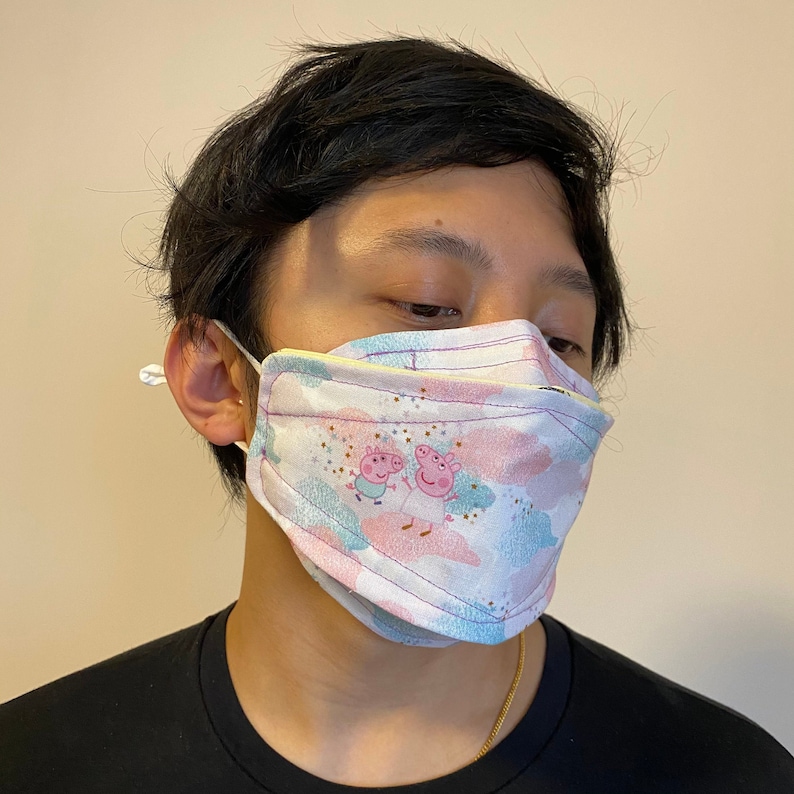 Korean Style 3D Reusable 3 Layer Face Mask KF94 Style Mask Etsy