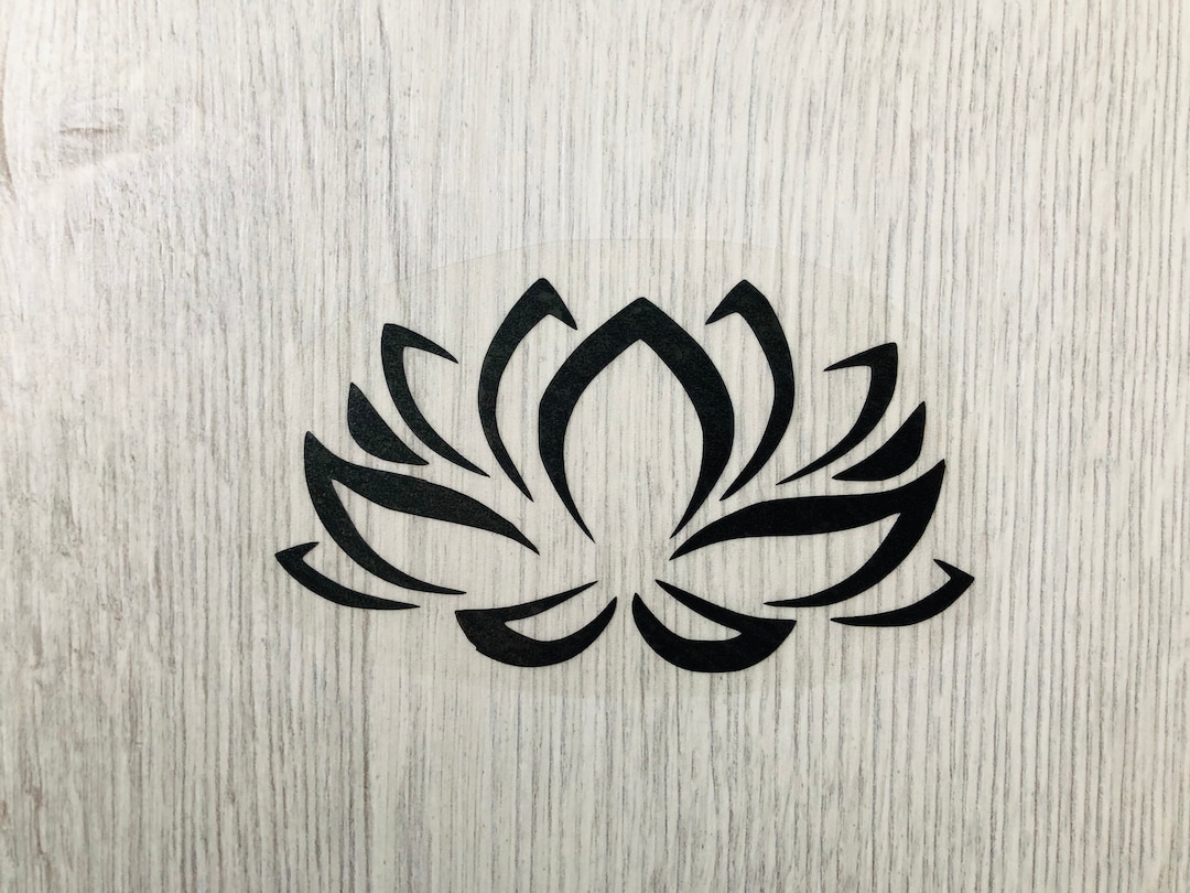 Sticker Lotus Lotus Flower Vinyl Decal/sticker - Etsy