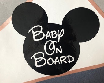 Disney Baby On Board Etsy