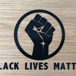 Black Lives Matter vinyl decal/sticker