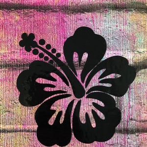 Vinylsticker/-sticker hibiscusbloem