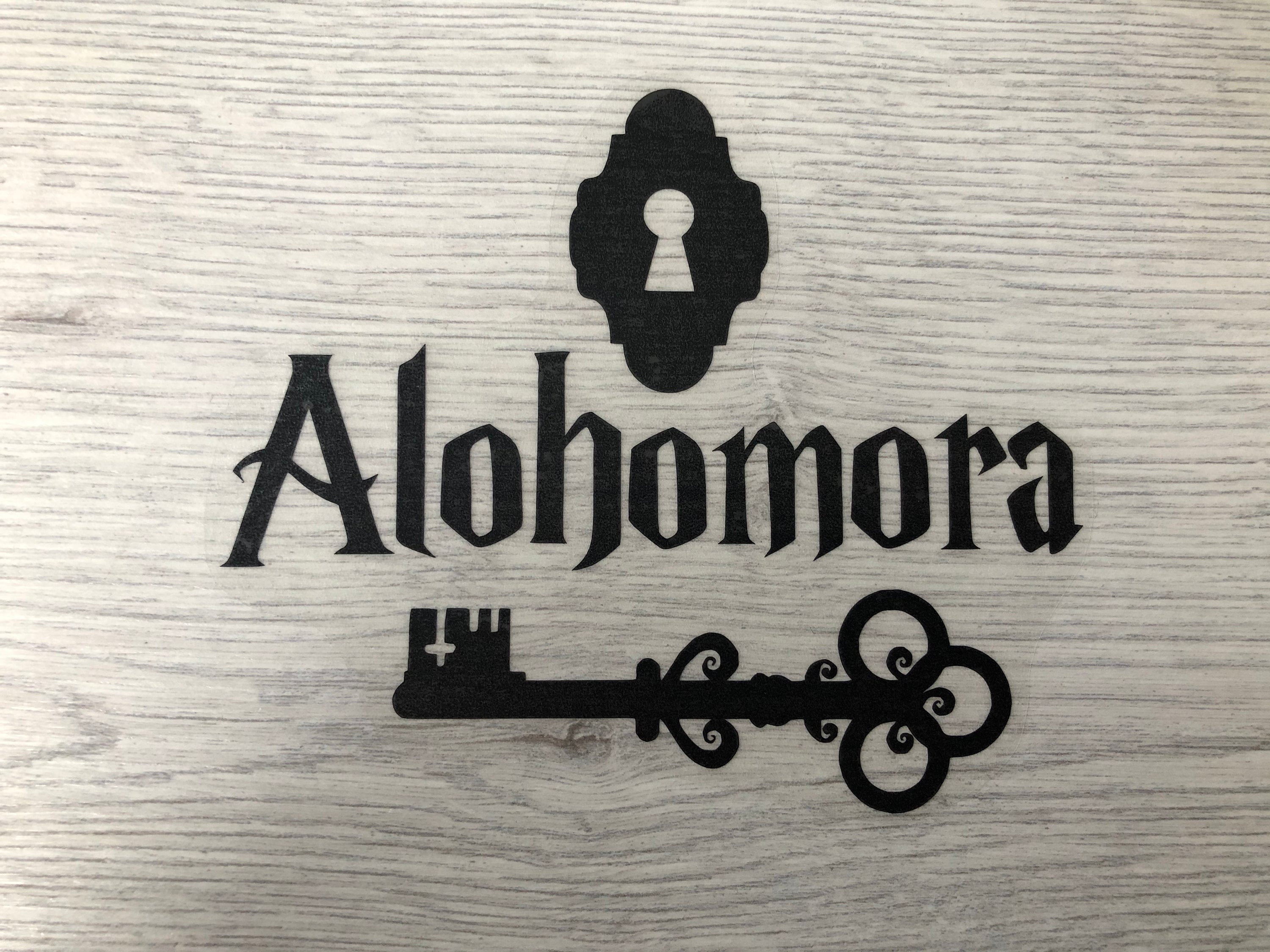Harry Potter Alohomora Magic Spell vinyl decal/sticker Etsy