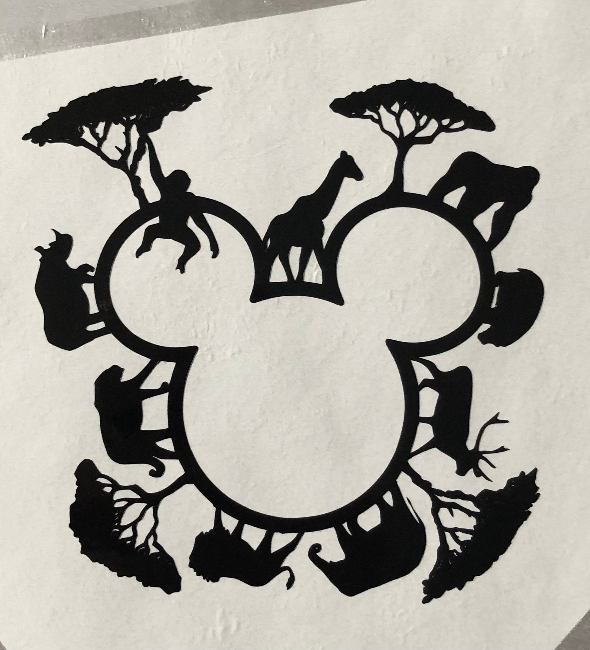 Mickey Mouse Animal Kingdom Vinyl Decal/Sticker meerdere - Etsy Nederland
