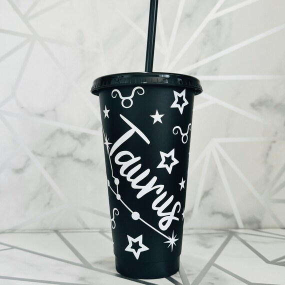 Taurus, Zodiac, Constellation, 24oz BPA Free Custom Cold Cup ,drinks Cup,  Starbucks Style Cup - Etsy