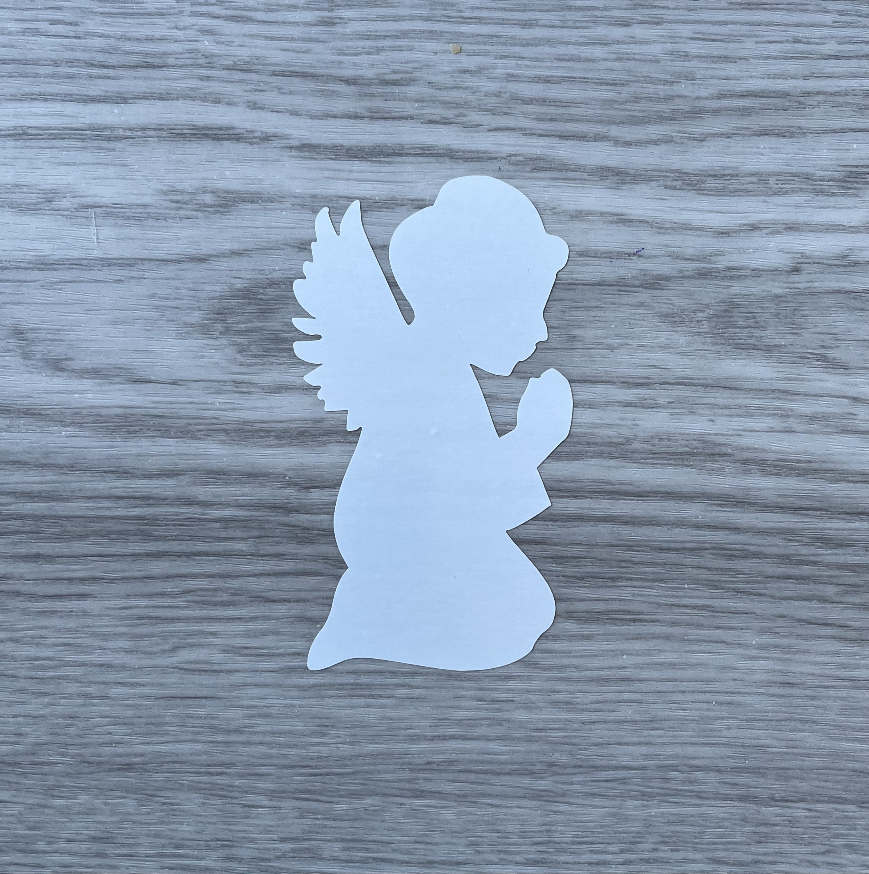Simple Angel Sticker Angel Vinyl Decal/sticker - Etsy